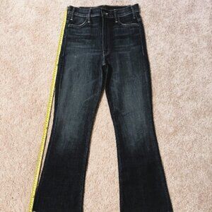 MOTHER Jeans Sz 27 Hustler Ankle Fray Partners Undercover/Color